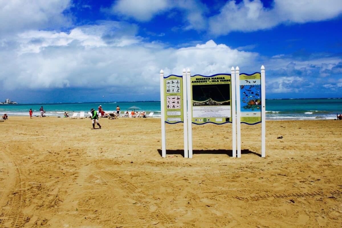 2Br Gem Ocean Front Building Isla Verde Beach San Juan Exteriér fotografie
